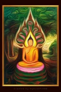 Thaise week, boeddha van donderdag